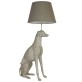 Lamp sitting Greyhound Beige